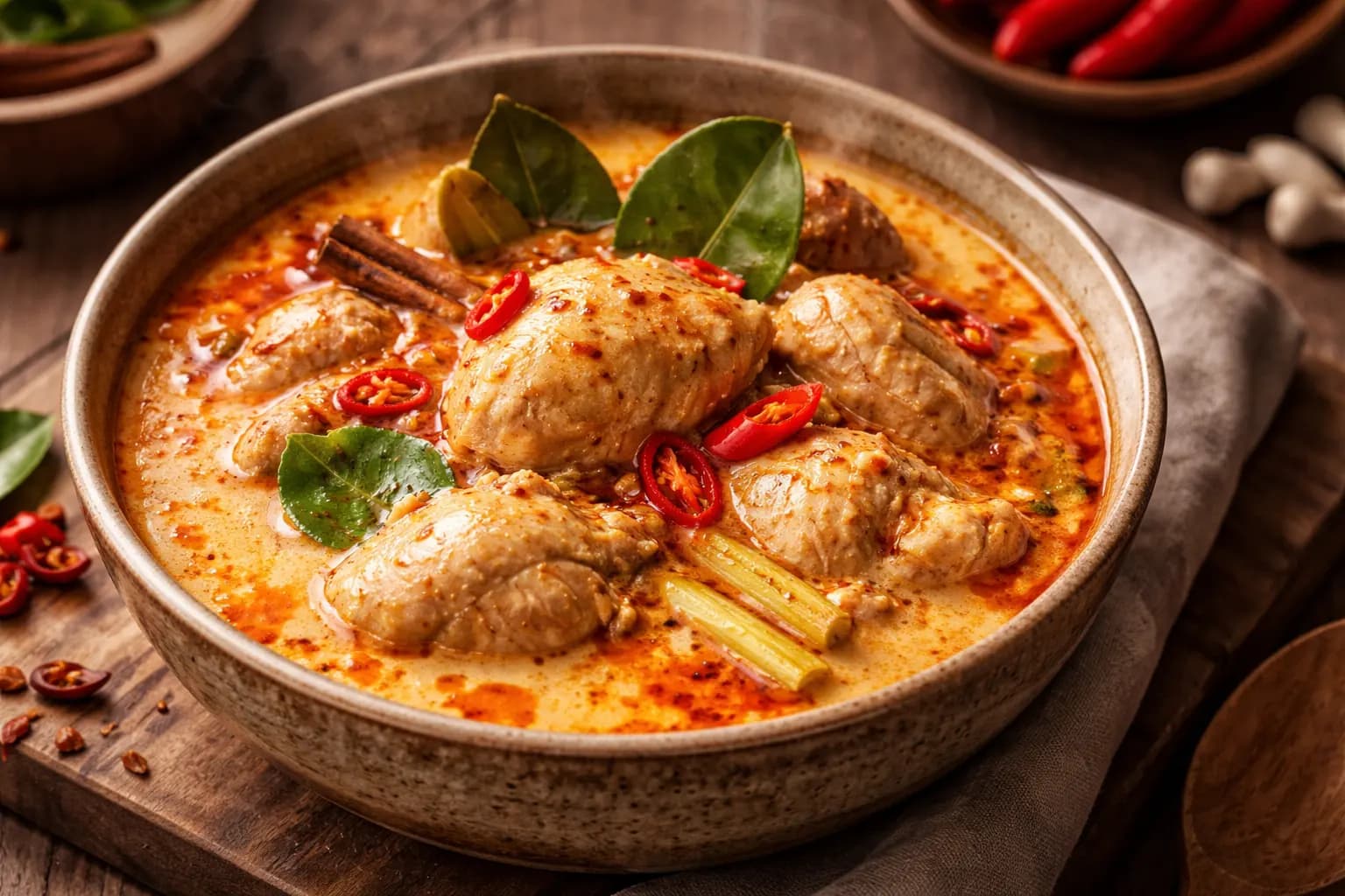 Ayam Kuah Santan Pedas Hangat, Menu Rumahan Favorit Keluarga