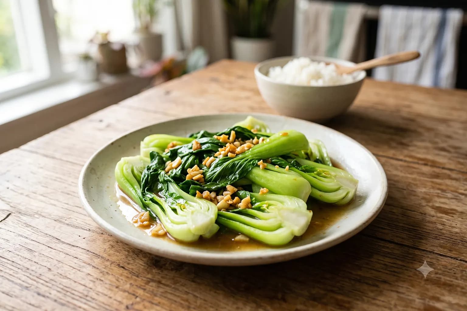 Resep Bok Choy Saus Tiram dengan Bawang Putih Gurih