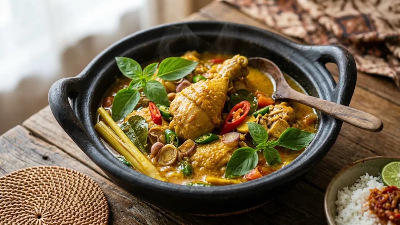 Resep Ayam Woku Belanga Khas Manado Harum Kemangi Gurih Pedas