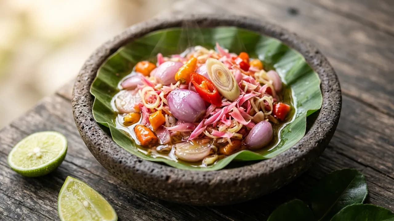 Resep Sambal Matah Bali Asli Kecombrang Segar Harum Minyak Kelapa