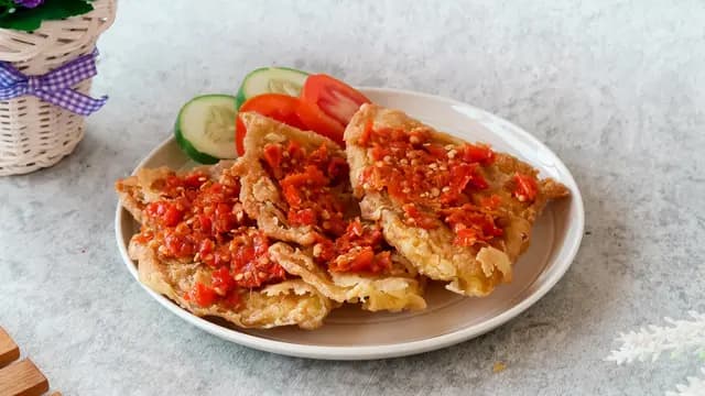 Telur Geprek