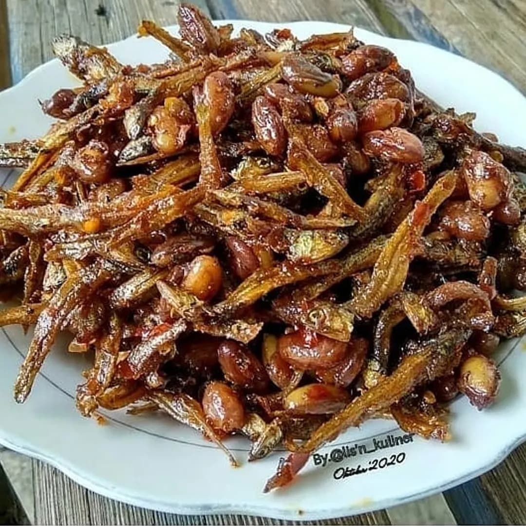 Sambel Goreng Ikan Teri Kacang Merah